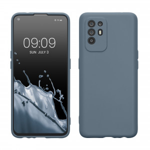 Husa kwmobile pentru OPPO A94 5G, Silicon, Gri, 58332.12 - Img 1