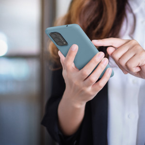 Husa Kwmobile pentru OPPO Find X3 Lite, Silicon, Verde, 55201.206 - Img 8