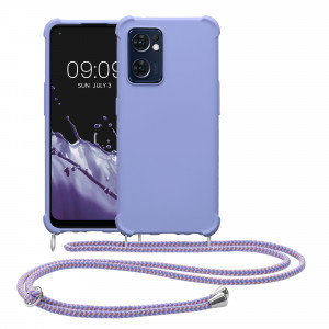 Husa Kwmobile pentru OPPO Find X5 Lite, Silicon, Albastru, 58647.108 - Img 2
