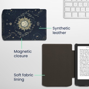 Husa Kwmobile pentru PocketBook Verse/Verse Pro, Multicolor, Piele ecologica, KWM000023RQ002C - Img 5