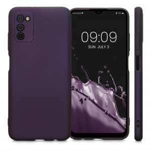 Husa Kwmobile pentru Samsung Galaxy A03s, Silicon, Mov, 56518.115 - Img 2