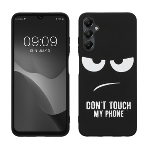 Husa Kwmobile pentru Samsung Galaxy A05s, Negru/Alb, Silicon, KWM000021PY001C - Img 1
