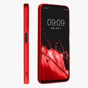 Husa Kwmobile pentru Samsung Galaxy A05s, Rosu, Silicon, KWM000021NA003C - Img 4