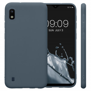 Husa Kwmobile pentru Samsung Galaxy A10, Silicon, Albastru, 49814.202 - Img 2