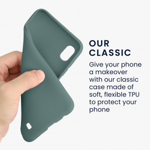 Husa Kwmobile pentru Samsung Galaxy A10, Silicon, Verde, 49814.171 - Img 4
