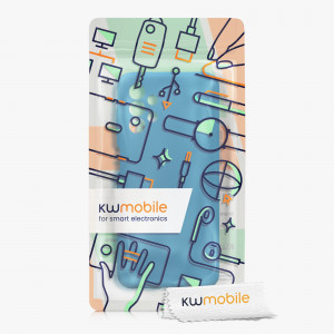 Husa Kwmobile pentru Samsung Galaxy A13, Silicon, Albastru, 57832.224 - Img 7