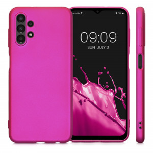 Husa Kwmobile pentru Samsung Galaxy A13, Silicon, Roz, 57956.65 - Img 2