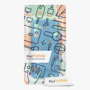 Husa Kwmobile pentru Samsung Galaxy A14 5G, Albastru, Silicon, 60808.224 - Img 7
