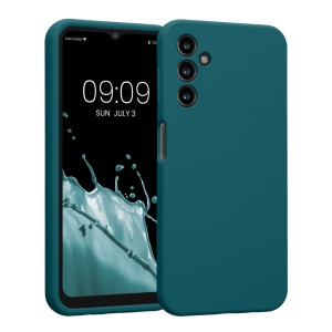 Husa Kwmobile pentru Samsung Galaxy A14 5G, Albastru, Silicon, 60808.57 - Img 1