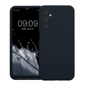 Husa Kwmobile pentru Samsung Galaxy A14 5G, Verde inchis, Silicon, KWM000018GD034C - Img 2