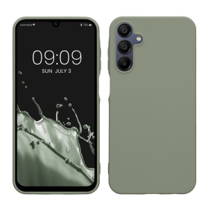 Husa Kwmobile pentru Samsung Galaxy A15 5G, Verde deschis, Silicon, KWM000021MH009C - Img 1