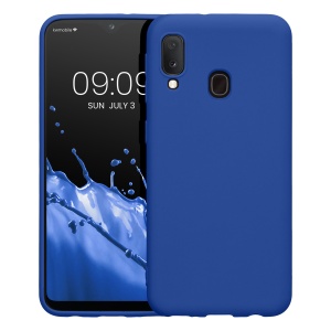 Husa Kwmobile pentru Samsung Galaxy A20e, Albastru, Silicon, KWM0000102J030C - Img 2