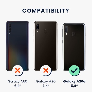 Husa Kwmobile pentru Samsung Galaxy A20e, Albastru, Silicon, KWM0000102J030C - Img 6