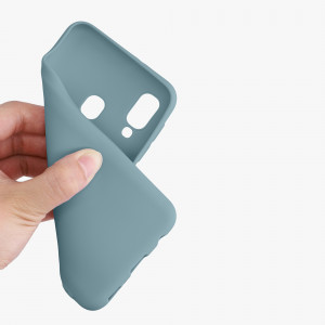 Husa Kwmobile pentru Samsung Galaxy A20e, Silicon, Verde, 48738.207 - Img 7