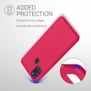 Husa Kwmobile pentru Samsung Galaxy A21s, Roz, Silicon, KWM000011GI018C - Img 6