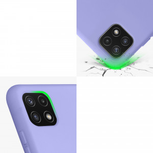 Husa Kwmobile pentru Samsung Galaxy A22 5G, Silicon, Albastru, 58471.108 - Img 8