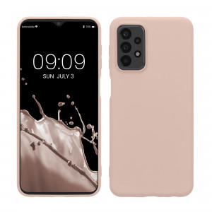 Husa Kwmobile pentru Samsung Galaxy A23/Galaxy A23 5G, Roz, Silicon, 57804.225 - Img 1