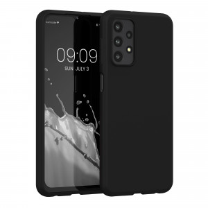 Husa Kwmobile pentru Samsung Galaxy A23, Silicon, Negru, 57804.01 - Img 1