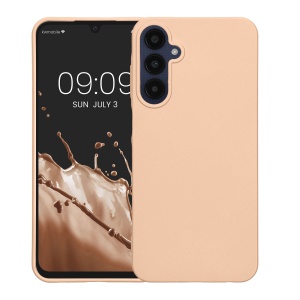 Husa Kwmobile pentru Samsung Galaxy A25, Auriu, Silicon, KWM000021MZ005C - Img 2