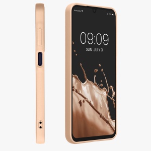 Husa Kwmobile pentru Samsung Galaxy A25, Auriu, Silicon, KWM000021MZ005C - Img 4