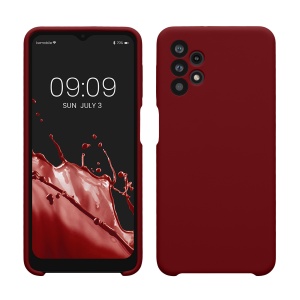 Husa Kwmobile pentru Samsung Galaxy A32 5G, Rosu inchis, Silicon, KWM000012IW051C - Img 1