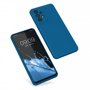 Husa Kwmobile pentru Samsung Galaxy A33 5G, Albastru, Silicon, 57833.228 - Img 2