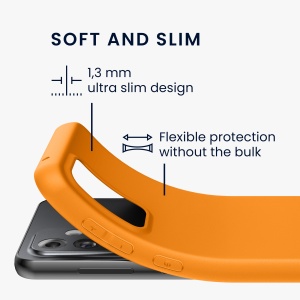 Husa Kwmobile pentru Samsung Galaxy A33 5G, Portocaliu, Silicon, KWM000015FQ014C - Img 6