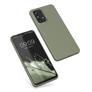 Husa Kwmobile pentru Samsung Galaxy A33 5G, Verde deschis, Silicon, KWM000015FQ015C - Img 2
