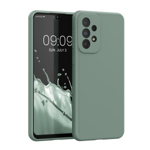 Husa Kwmobile pentru Samsung Galaxy A33 5G, Verde, Silicon, KWM000015GQ050C - Img 1
