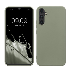 Husa Kwmobile pentru Samsung Galaxy A34 5G, Verde deschis, Silicon, 60809.172 - Img 1