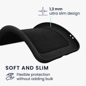 Husa Kwmobile pentru Samsung Galaxy A35, Negru, Silicon, KWM000021TK001C - Img 6