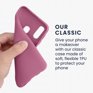 Husa Kwmobile pentru Samsung Galaxy A40, Silicon, Violet, 48547.167 - Img 4