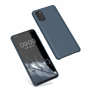Husa Kwmobile pentru Samsung Galaxy A41, Silicon, Albastru, 52301.202 - Img 2