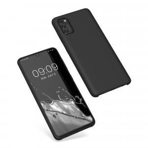 Husa Kwmobile pentru Samsung Galaxy A41, Silicon, Negru, 52301.01 - Img 2