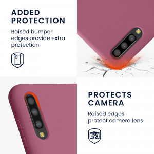 Husa kwmobile pentru Samsung Galaxy A50, Silicon, Violet, 48715.235 - Img 4