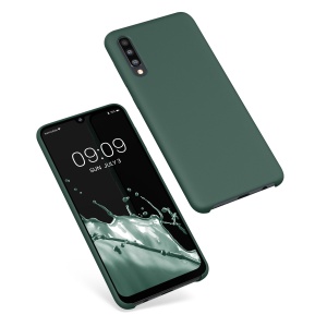 Husa Kwmobile pentru Samsung Galaxy A50, Verde, Silicon, KWM0000102C032C - Img 2