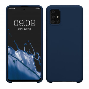 Husa Kwmobile pentru Samsung Galaxy A51, Albastru, Silicon, 51197.116 - Img 1