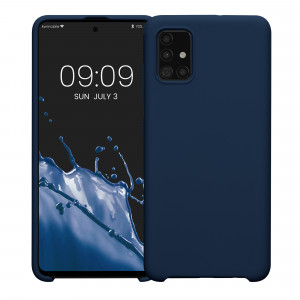 Husa Kwmobile pentru Samsung Galaxy A51, Albastru, Silicon, 51197.116 - Img 2
