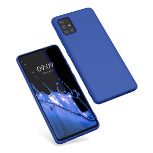 Husa Kwmobile pentru Samsung Galaxy A51, Albastru, Silicon, KWM000010YZ044C - Img 2