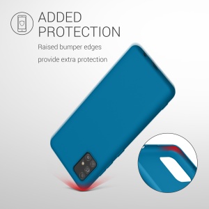 Husa Kwmobile pentru Samsung Galaxy A51, Albastru, Silicon, KWM000010YZ045C - Img 6