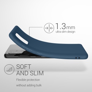 Husa Kwmobile pentru Samsung Galaxy A51, Albastru, Silicon, KWM000010YZ057C - Img 6