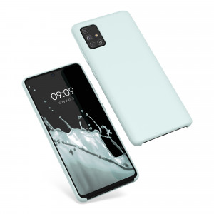 Husa Kwmobile pentru Samsung Galaxy A51, Verde deschis, Silicon, 51197.200 - Img 2