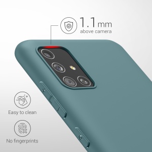 Husa Kwmobile pentru Samsung Galaxy A51, Verde, Silicon, 51196.206 - Img 4