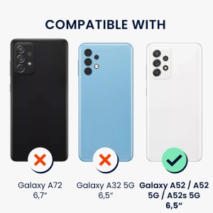 Husa Kwmobile pentru Samsung Galaxy A52/Galaxy A52 5G/Galaxy A52s 5G, Maro, Lemn/Silicon, KWM000021NY001C - Img 6