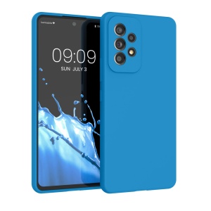 Husa Kwmobile pentru Samsung Galaxy A53 5G, Albastru, Silicon, 57835.104 - Img 1
