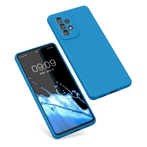 Husa Kwmobile pentru Samsung Galaxy A53 5G, Albastru, Silicon, 57835.104 - Img 2