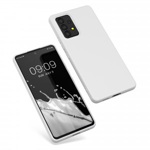 Husa Kwmobile pentru Samsung Galaxy A53 5G, Silicon, Alb, 57808.48 - Img 2