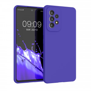 Husa Kwmobile pentru Samsung Galaxy A53 5G, Silicon, Albastru, 57835.234 - Img 1