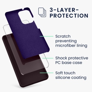 Husa Kwmobile pentru Samsung Galaxy A53 5G, Violet inchis, Silicon, 57835.114 - Img 6