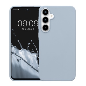 Husa Kwmobile pentru Samsung Galaxy A55 5G, Albastru deschis, Silicon, KWM000021MG018C - Img 2